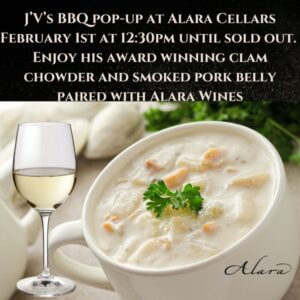 JV's Pop Up Chardonnay and Chowder @ Alara Cellars | Morgan Hill | California | United States